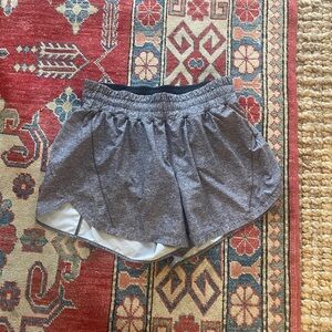 Lululemon Track That Short Size 12 Grey 5 Inch